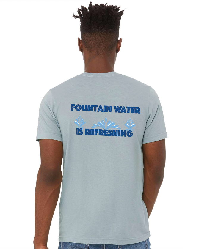 Fountain Water is Refreshing